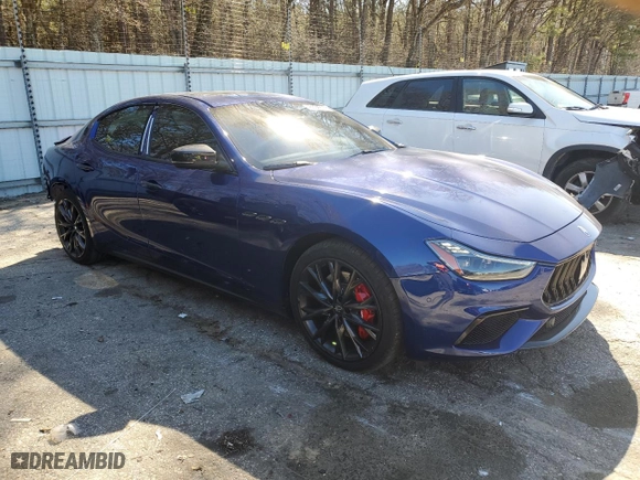 2019 Maserati Ghibli S Q4 GranSport with VIN ZAM57YTS8K1325825, listed as a Copart auction lot 46634975 with 30,854 mi miles and Salvage Title. Bid and sale history available at carsss.com. Image 4.