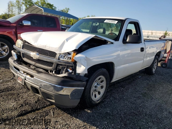 2005 Chevrolet Silverado 1500 with VIN 1GCEC14X55Z297912, listed as a Copart auction lot 52503005 with 82,318 mi miles and Salvage Title. Bid and sale history available at DreamBid. Image 1.