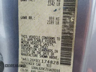 2012 Nissan Altima 2.5 S with VIN 1N4AL2EP3CC174828, listed as a Copart auction lot 47451345 with 117,870 mi miles and Salvage Title. Bid and sale history available at carsss.com. Image 12.