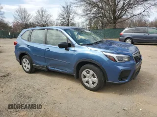 2021 Subaru Forester with VIN JF2SKAAC7MH550256, listed as a Copart auction lot 51147435 with 45,045 mi miles and Salvage title. Bid and sale history available at DreamBid. Image 4.