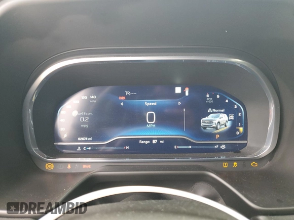 2023 Chevrolet Tahoe Z71 with VIN 1GNSKPKD6PR177774, listed as a Copart auction lot 50601105 with 62,674 mi miles and Salvage title. Bid and sale history available at DreamBid. Image 9.