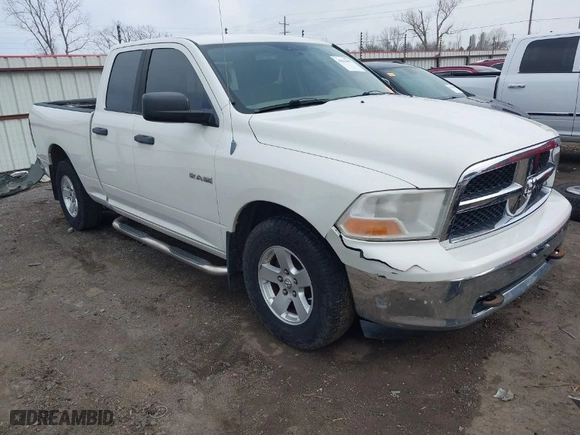 2009 Dodge Ram 1500 SLT with VIN 1D3HB18PX9S700623, listed as a IAAI auction lot 41617857 with 231,055 mi miles. Bid and sale history available at carsss.com. Image 1.