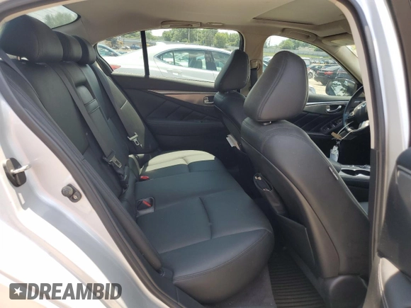 2017 Infiniti Q50 Sport with VIN JN1EV7AP1HM742295, listed as a Copart auction lot 61851655 with 69,227 mi miles and Salvage title. Bid and sale history available at DreamBid. Image 10.