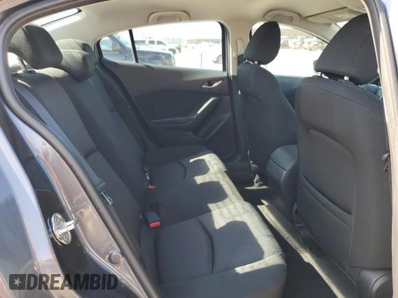 2015 Mazda 3 i SV with VIN JM1BM1T7XF1221460, listed as a Copart auction lot 76098874 with 105,542 mi miles and Clean Title. Bid and sale history available at DreamBid. Image 10.