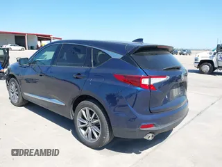2021 Acura RDX w/Technology Package with VIN 5J8TC1H57ML007284, listed as a IAAI auction lot 41991291 with 35,472 mi miles. Bid and sale history available at carsss.com. Image 3.