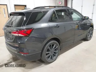 2022 Chevrolet Equinox RS with VIN 3GNAXWEV0NS173242, listed as a IAAI auction lot 42483371 with 28,159 mi miles and . Bid and sale history available at DreamBid. Image 4.