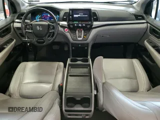 2020 Honda Odyssey Touring with VIN 5FNRL6H87LB006802, listed as a Copart auction lot 75322104 with 49,309 mi miles and Salvage Title. Bid and sale history available at DreamBid. Image 8.