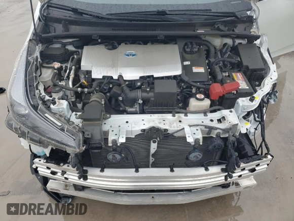 2021 Toyota Prius L Eco with VIN JTDKAMFU6M3127427, listed as a Copart auction lot 51843995 with 42,278 mi miles and Salvage Title. Bid and sale history available at carsss.com. Image 11.