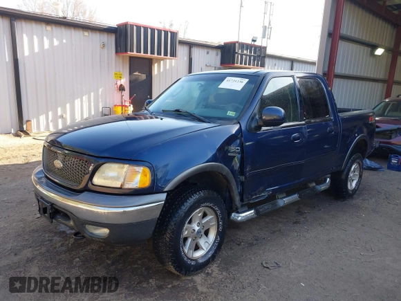 2002 Ford F-150 XLT with VIN 1FTRW086X2KE17566, listed as a IAAI auction lot 41721236 with 98,524 mi miles. Bid and sale history available at carsss.com. Image 2.