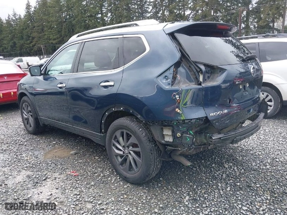 2016 Nissan Rogue SV with VIN 5N1AT2MV7GC802546, listed as a IAAI auction lot 41935776 with 97,056 mi miles. Bid and sale history available at carsss.com. Image 3.