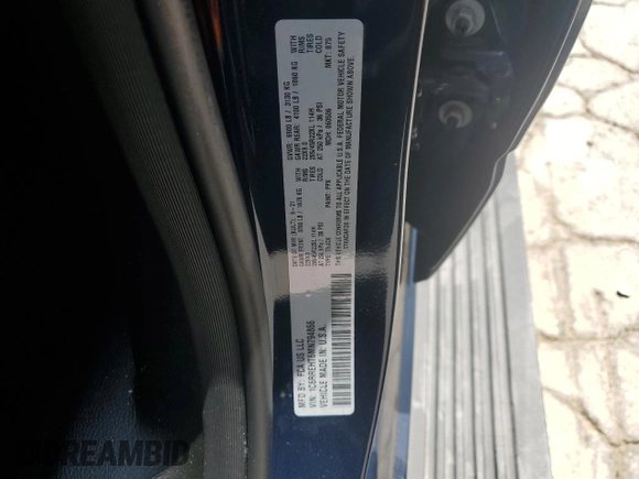 2021 Ram 1500 Limited with VIN 1C6RREHT6MN794866, listed as a Copart auction lot 62301385 with 61,610 mi miles and Salvage title. Bid and sale history available at DreamBid. Image 12.