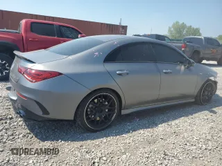 2021 Mercedes-Benz CLA 45 AMG with VIN W1K5J5DB4MN200955, listed as a Copart auction lot 57955104 with 44,136 mi miles and Salvage Title. Bid and sale history available at DreamBid. Image 3.