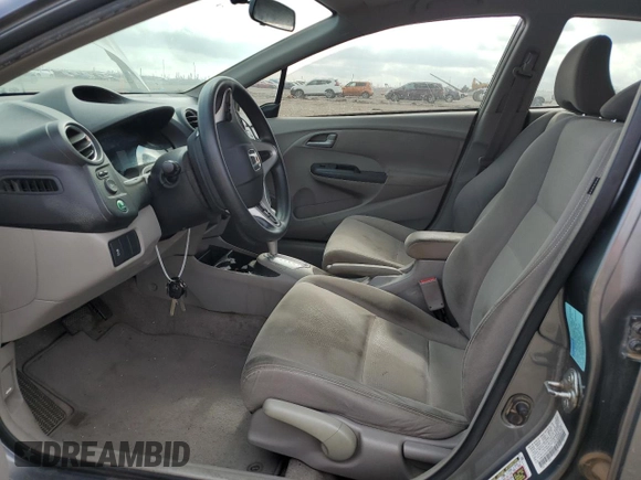 2012 Honda Insight LX with VIN JHMZE2H54CS003690, listed as a Copart auction lot 43212595 with 172,084 mi miles and Salvage title. Bid and sale history available at DreamBid. Image 7.
