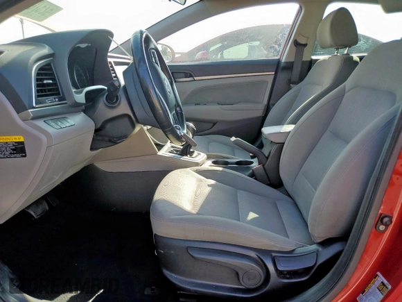 2017 Hyundai Elantra SE with VIN KMHD84LF4HU178396, listed as a Copart auction lot 62370105 with 92,846 mi miles and Salvage title. Bid and sale history available at DreamBid. Image 7.