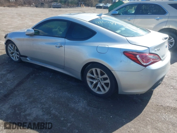 2013 Hyundai Genesis Coupe R-Spec with VIN KMHHT6KD7DU096698, listed as a IAAI auction lot 41604486 with Not provided miles and . Bid and sale history available at DreamBid. Image 3.
