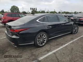 2021 Lexus LS with VIN JTHD51FF3M5014289, listed as a Copart auction lot 71442284 with 6,893 mi miles and Salvage Title. Bid and sale history available at carsss.com. Image 3.