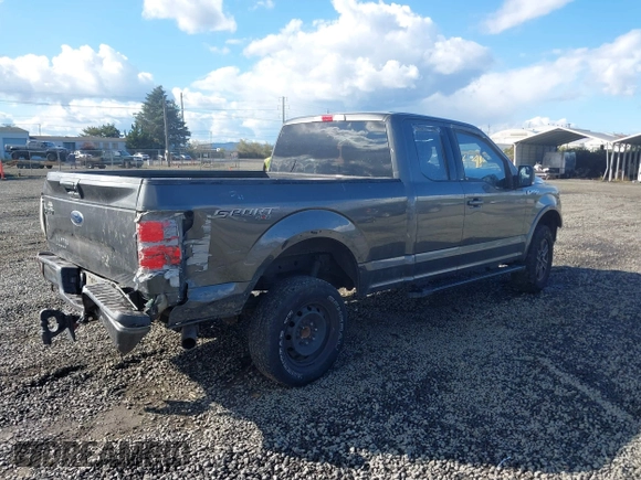 2017 Ford F-150 XL with VIN 1FTFX1EF7HKE42220, listed as a IAAI auction lot 40640809 with 141,073 mi miles. Bid and sale history available at carsss.com. Image 4.