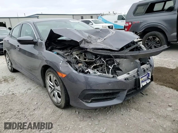 2016 Honda Civic LX with VIN 2HGFC2F58GH508868, listed as a Copart auction lot 49806585 with 77,332 mi miles and Salvage Title. Bid and sale history available at carsss.com. Image 10.