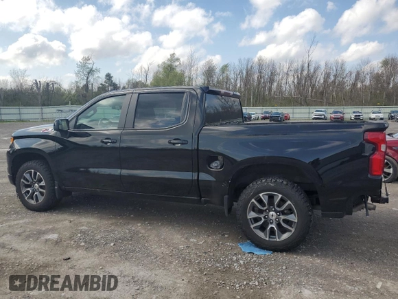 2022 Chevrolet Silverado 1500 RST with VIN 3GCUDEED6NG515263, listed as a Copart auction lot 55062765 with 100,726 mi miles and Salvage Title. Bid and sale history available at DreamBid. Image 2.