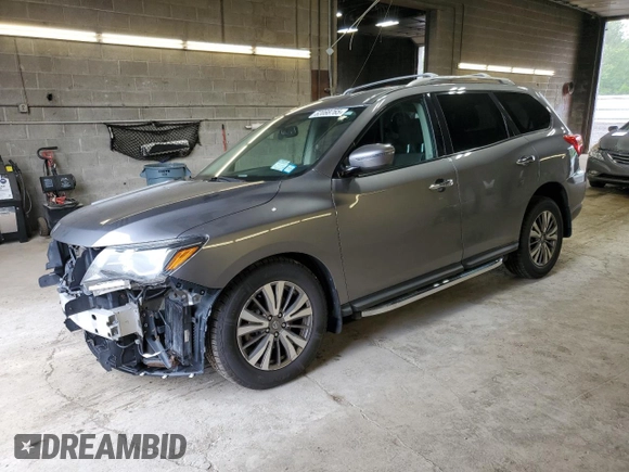 2019 Nissan Pathfinder SL with VIN 5N1DR2MM2KC641373, listed as a Copart auction lot 62088765 with 65,279 mi miles and Salvage title. Bid and sale history available at DreamBid. Image 1.