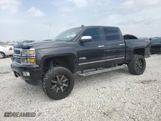 2014 Chevrolet Silverado 1500 High Country with VIN 3GCUKTEC9EG550140, listed as a Copart auction lot 48183175 with 187,654 mi miles and Salvage Title. Bid and sale history available at carsss.com. Image 1.