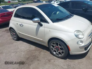 2013 FIAT 500 Lounge with VIN 3C3CFFER9DT713322, listed as a IAAI auction lot 42492701 with 116,689 mi miles and . Bid and sale history available at DreamBid. Image 1.