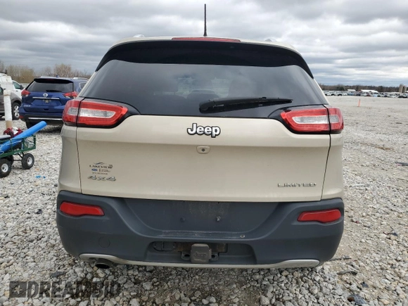2014 Jeep Cherokee Limited z VIN 1C4PJMDB8EW243493, wystawiony jako Copart lot #53293485 z przebiegiem 210 910 mil mil oraz Czysty tytuł • Clean title. Historia ofert i sprzedaży dostępna na DreamBid. Obrazek 6.