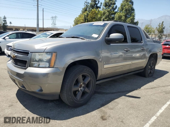 2007 Chevrolet Avalanche 3LT with VIN 3GNEC12017G248481, listed as a Copart auction lot 58093375 with 180,724 mi miles and Clean title. Bid and sale history available at DreamBid. Image 1.