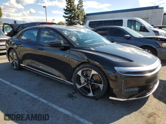 2023 Lucid Air Pure z VIN 50EA1PFA0PA006195, wystawiony jako Copart lot #49089274 z przebiegiem 5298 mil mil oraz Szkody całkowita. Historia ofert i sprzedaży dostępna na DreamBid. Obrazek 4.