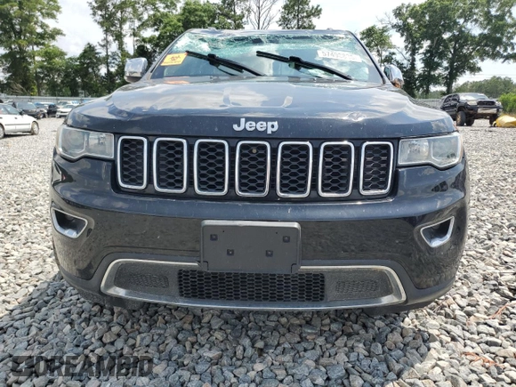 2017 Jeep Grand Cherokee Limited with VIN 1C4RJEBG9HC837822, listed as a Copart auction lot 57498835 with 140,179 mi miles and Salvage title. Bid and sale history available at DreamBid. Image 5.
