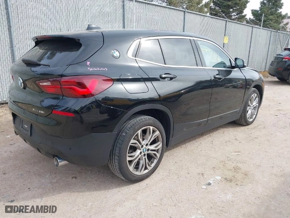 2022 BMW X2 xDrive28i with VIN WBXYJ1C09N5U38465, listed as a IAAI auction lot 41817014 with 46,954 mi miles. Bid and sale history available at carsss.com. Image 4.
