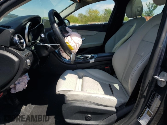 2016 Mercedes-Benz C 300 Luxury with VIN 55SWF4KB8GU116460, listed as a Copart auction lot 55850445 with 116,553 mi miles and Salvage title. Bid and sale history available at DreamBid. Image 7.
