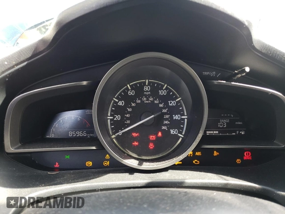 2017 Mazda 3 Sport with VIN JM1BN1U78H1127253, listed as a Copart auction lot 52208175 with 85,966 mi miles and Salvage Title. Bid and sale history available at DreamBid. Image 9.