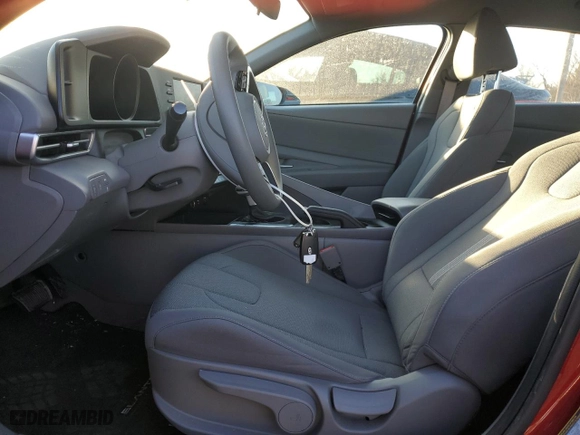 2023 Hyundai Elantra SE with VIN KMHLL4AGXPU579259, listed as a Copart auction lot 87810635 with 13,179 mi miles and Salvage Title. Bid and sale history available at carsss.com. Image 7.