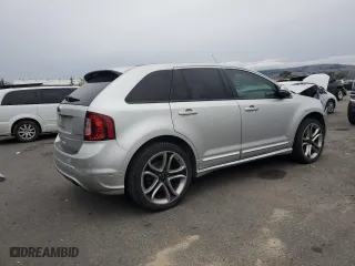 2014 Ford Edge Sport with VIN 2FMDK3AK6EBA18744, listed as a Copart auction lot 86622524 with 126,670 mi miles and Salvage Title. Bid and sale history available at carsss.com. Image 3.