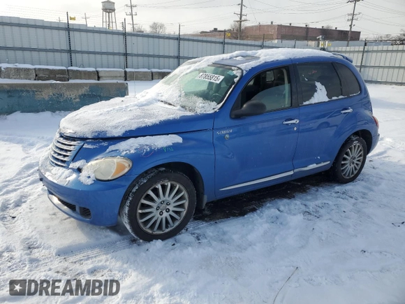 2007 Chrysler PT Cruiser Touring with VIN 3A8FY58B87T525142, listed as a Copart auction lot 87855815 with 142,706 mi miles and Salvage Title. Bid and sale history available at DreamBid. Image 1.