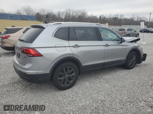 2023 Volkswagen Tiguan SE с VIN 3VVMB7AX8PM011840, выставлен на аукционе Copart как лот 83008624 с пробегом 23 847 миль миль и Списание • Salvage title. История ставок и продаж доступна на DreamBid. Изображение 3.