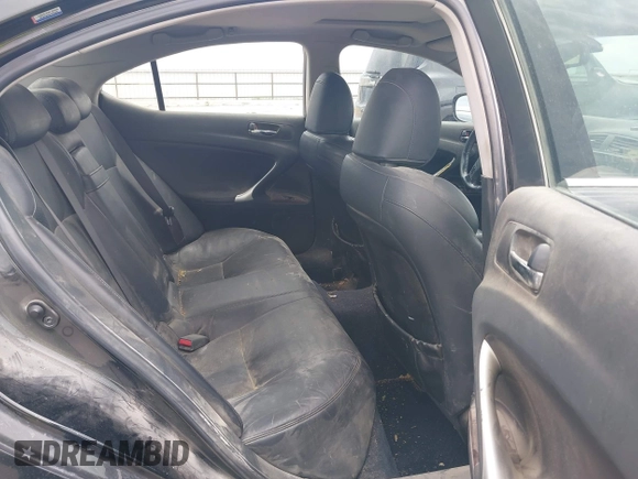2008 Lexus IS 250 with VIN JTHCK262082019982, listed as a IAAI auction lot 42362391 with 202,105 mi miles and . Bid and sale history available at DreamBid. Image 8.