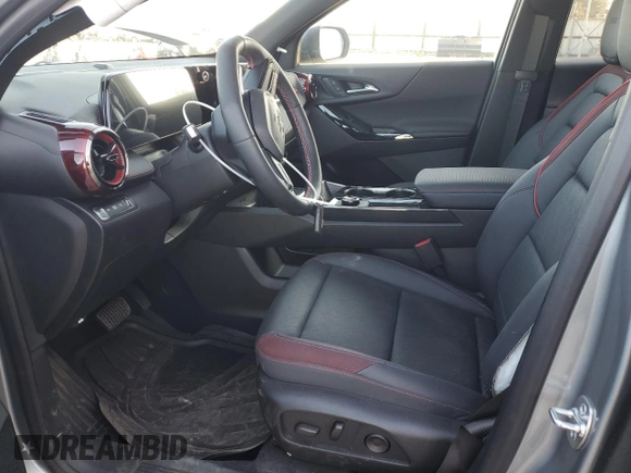 2025 Chevrolet Equinox AWD RS with VIN 3GNAXTEG9SL112476, listed as a Copart auction lot 50520325 with 2,313 mi miles and Salvage title. Bid and sale history available at DreamBid. Image 7.