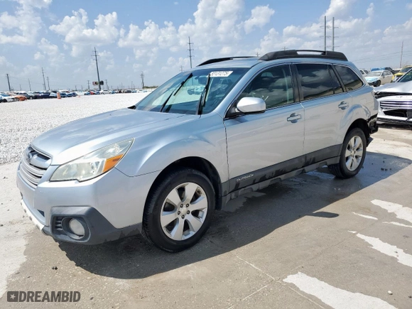 2013 Subaru Outback 2.5i Limited with VIN 4S4BRCKC4D3235749, listed as a Copart auction lot 50131275 with 184,180 mi miles and Salvage Title. Bid and sale history available at carsss.com. Image 1.