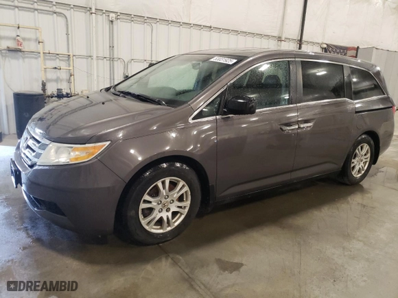 2012 Honda Odyssey EX-L with VIN 5FNRL5H66CB080110, listed as a Copart auction lot 53031925 with 143,657 mi miles and Salvage Title. Bid and sale history available at carsss.com. Image 1.