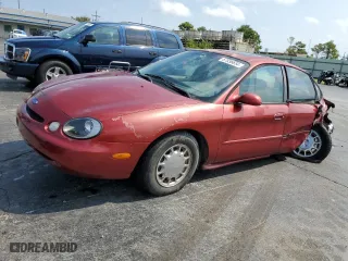 1997 Ford Taurus LX with VIN 1FALP53S1VG148018, listed as a Copart auction lot 67036654 with 166,162 mi miles and Salvage Title. Bid and sale history available at carsss.com. Image 1.
