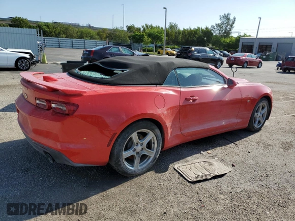 2020 Chevrolet Camaro 1LT with VIN 1G1FB3DX5L0117440, listed as a Copart auction lot 52282843 with 0 mi miles. Bid and sale history available at carsss.com. Image 3.