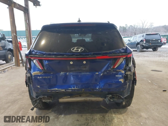 2022 Hyundai Tucson SEL with VIN 5NMJBCAEXNH069845, listed as a IAAI auction lot 41481383 with 10,985 mi miles and . Bid and sale history available at DreamBid. Image 17.