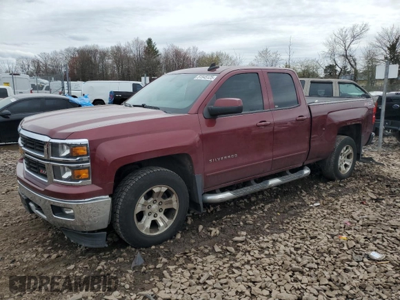 2015 Chevrolet Silverado 1500 LT with VIN 1GCVKREC5FZ347724, listed as a Copart auction lot 51545125 with 270,428 mi miles and Salvage Title. Bid and sale history available at DreamBid. Image 1.