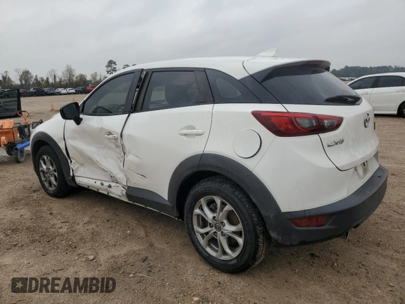 2017 Mazda CX-3 Sport with VIN JM1DKDB7XH0154076, listed as a Copart auction lot 86657104 with 87,655 mi miles and Salvage Title. Bid and sale history available at carsss.com. Image 2.