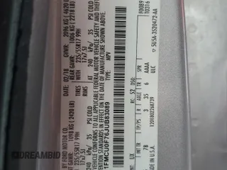 2018 Ford Escape S с VIN 1FMCU0F76JUB83089, выставлен на аукционе Copart как лот 54172305 с пробегом 88 144 миль миль и Списание • Salvage title. История ставок и продаж доступна на DreamBid. Изображение 14.