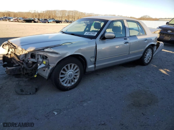 2010 Mercury Grand Marquis LS with VIN 2MEBM7FV3AX617614, listed as a Copart auction lot 41502595 with 106,662 mi miles and Clean Title. Bid and sale history available at carsss.com. Image 1.