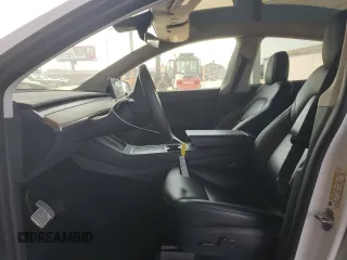 2022 Tesla Model Y Performance with VIN 7SAYGDEF8NF381644, listed as a Copart auction lot 44554585 with 71,413 mi miles and Salvage Title. Bid and sale history available at DreamBid. Image 7.