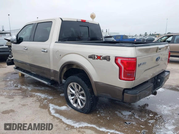 2017 Ford F-150 XL with VIN 1FTEW1EF8HKD80633, listed as a IAAI auction lot 41603566 with 122,028 mi miles. Bid and sale history available at carsss.com. Image 3.